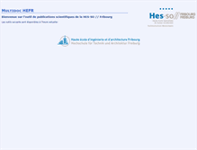 Tablet Screenshot of multidoc.hefr.ch