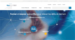 Desktop Screenshot of hefr.ch